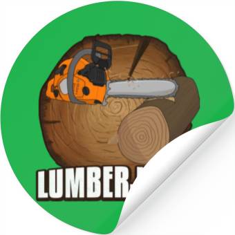 Discover chainsaw Lumberjack Stickers