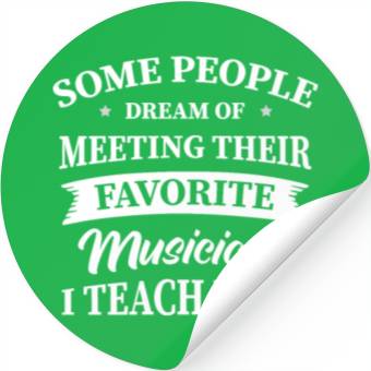 Discover Music Teacher Stickers