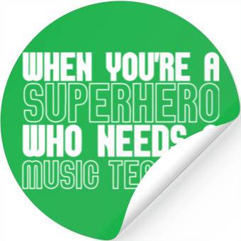 Discover Music Teacher Stickers