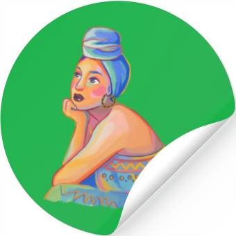 Discover Pretty Lady Stickers