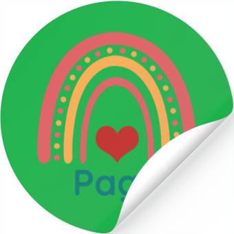 Discover Page Vintage Boho Rainbow Stickers