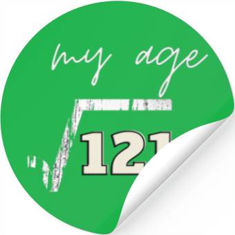 Discover my age 1 1Funny math Stickers