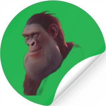 Discover Monkey Ape Chimpanzee Stickers