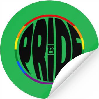 Discover Circle Pride Stickers