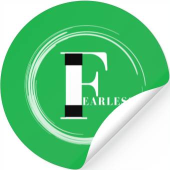 Discover Fearless Circle (Bold and Beautiful) Stickers