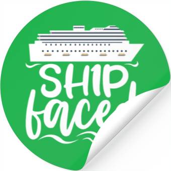 Discover Ship Faced, Cruise Ship Stickers