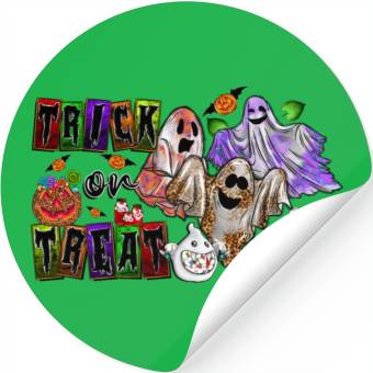 Discover Trick or Treat Stickers
