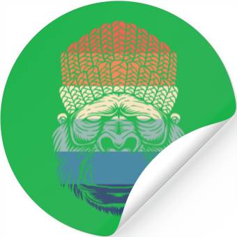Discover Monkey Ape Gorilla Stickers