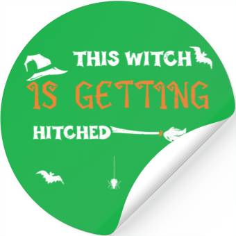Discover This Witch Is Getting Hitched Stickers