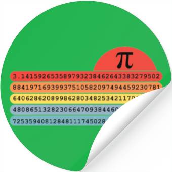 Discover Pi Day Stickers