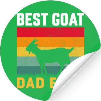Discover Best Goat Dad Ever Stickers