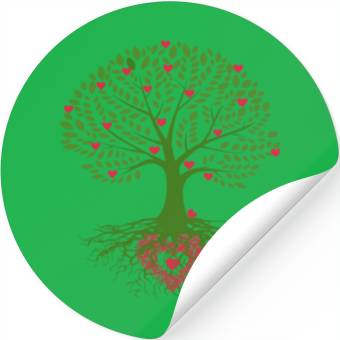 Discover Tree - love Stickers