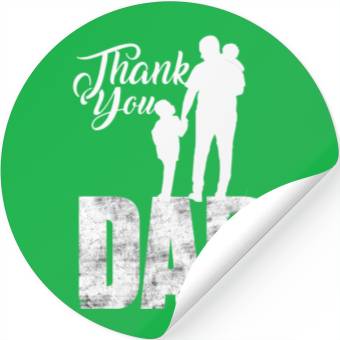 Discover Thank you dad Stickers