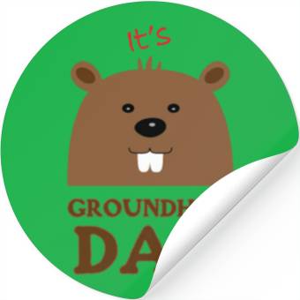 Discover Its Groundhog Day Stickers