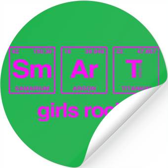 Discover SMART GIRLS ROCK - Elements Periodic Table Stickers