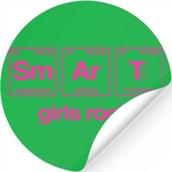 Discover SMART GIRLS ROCK - Elements Periodic Table Stickers