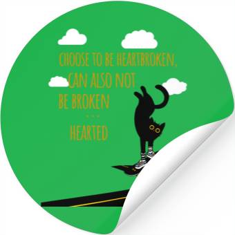 Discover cat skateboard Stickers