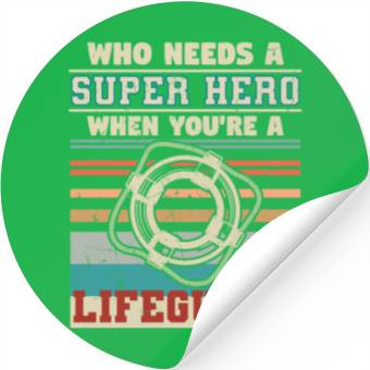 Discover Who Needs A Super Hero Lifeguard Stickers