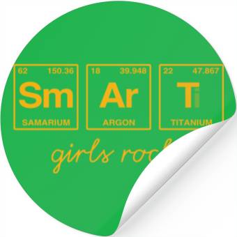 Discover SMART GIRLS ROCK - Elements Periodic Table Stickers