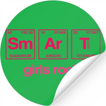 Discover SMART GIRLS ROCK - Elements Periodic Table Stickers