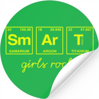Discover SMART GIRLS ROCK - Elements Periodic Table Stickers