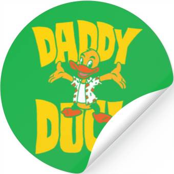Discover Daddy duck Stickers
