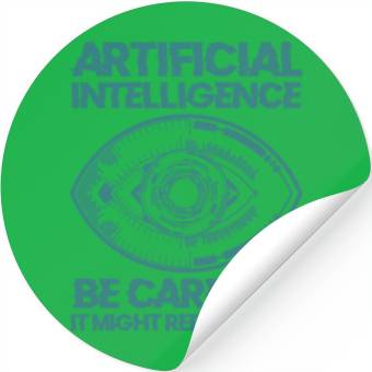 Discover AI Machine Learning Computer Geek Technology Robot Stickers