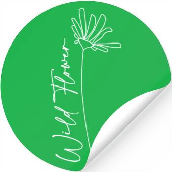 Discover Wild Flower Stickers