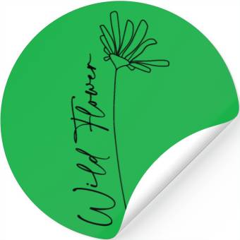 Discover Wild Flower Stickers