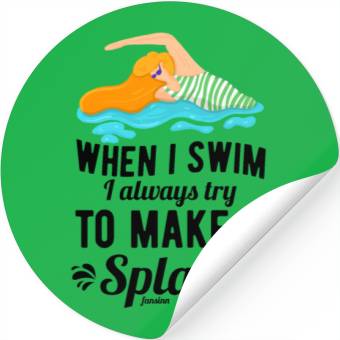 Discover swim Stickers
