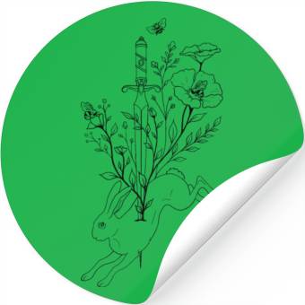 Discover bunny dagger flower Stickers