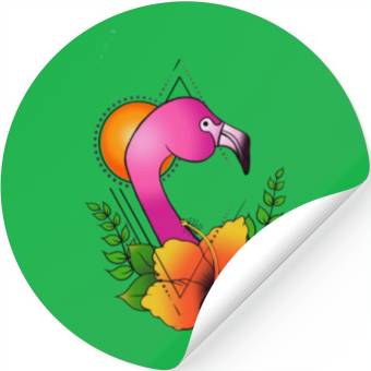 Discover flamingo Stickers
