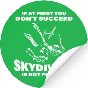 Discover Skydive, SKydiving, Skydiver Stickers