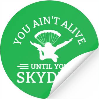 Discover Skydive, SKydiving, Skydiver Stickers