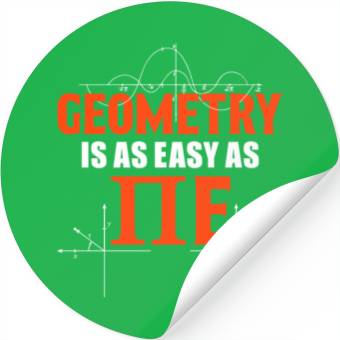 Discover Funny Pi Day Stickers Math Stickers Geometry