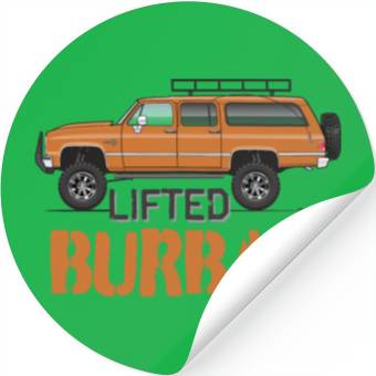 Discover burban Burnt Orange Stickers