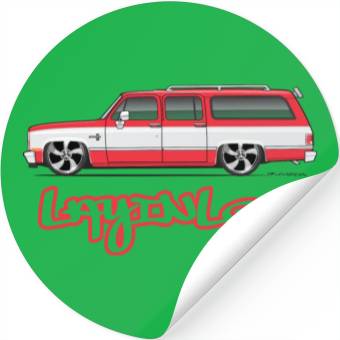 Discover layinlow Cardinal Red Stickers