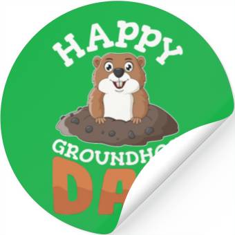 Discover Happy Groundhog Day Stickers Groundhogs Lovers