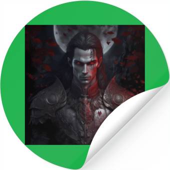 Discover Dark fantasy vampire version 8 Stickers