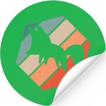 Discover Fox Retro Stickers