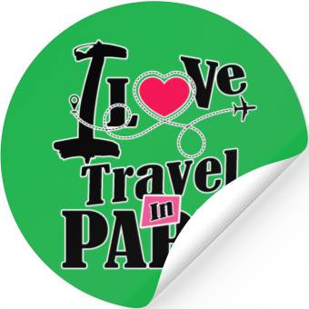 Discover travel in the paris Stickers