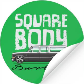 Discover square body Frost White Stickers