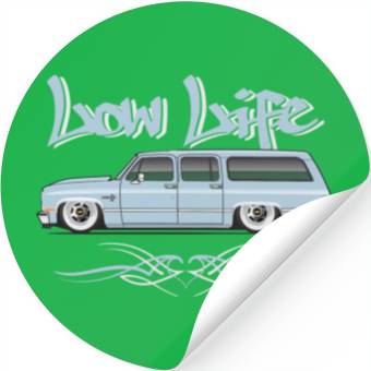 Discover low life Light Blue Stickers