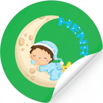 Discover Henry & Moon Stickers