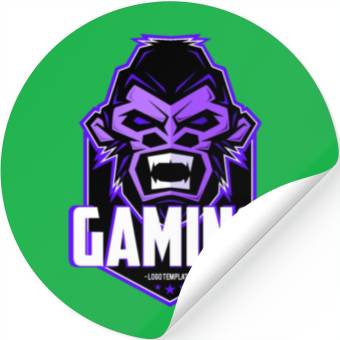 Discover Angry gaming monkey Stickers