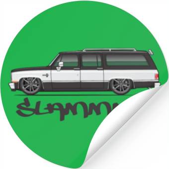 Discover slammmd Midnight Black Stickers