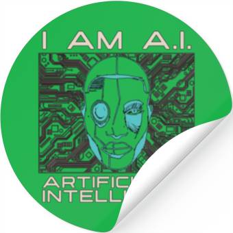 Discover Artificial Intelligence I Am A.I Computer Science Stickers