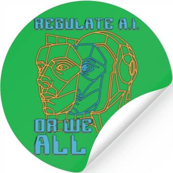 Discover Artificial Intelligence Regulate A.I Or Programmer Stickers