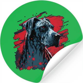 Discover Great Dane Stickers