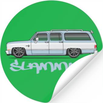 Discover SLAMMMD Light Blue Stickers